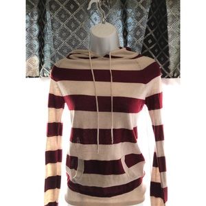 Papaya Striped Hoodie